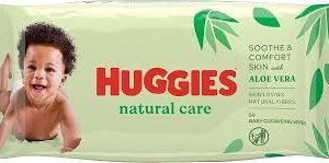 HUGGIES NATURAL CARE ALOE VERA CLEANSING WIPES
