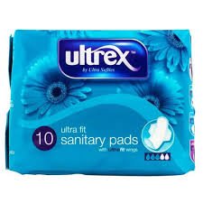 ULTREX SANITARY PADS ULTRA FIT 10'S